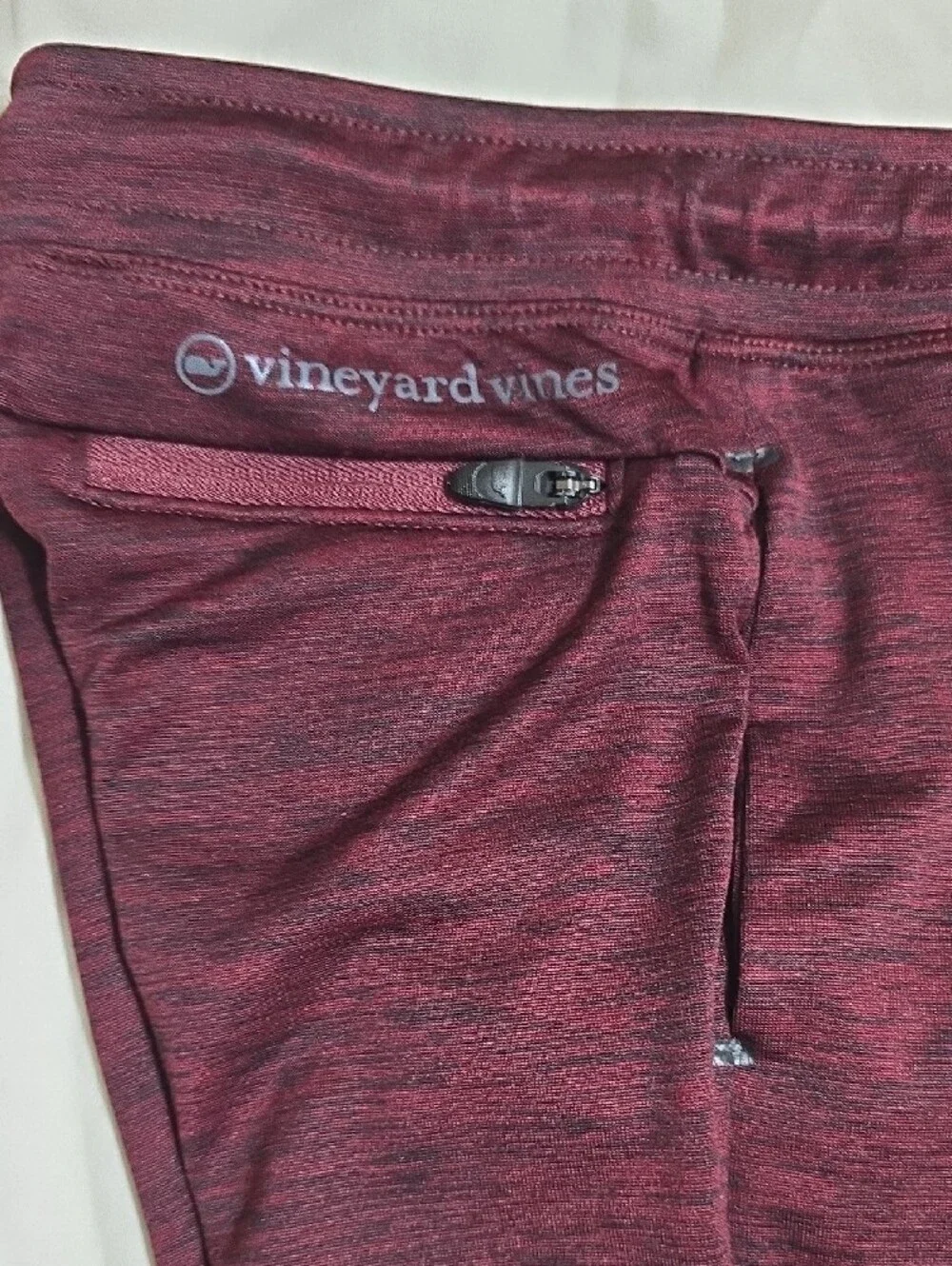Vineyard Vines Kids Burgundy Drawstring Joggers